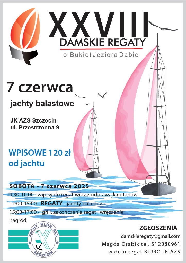 Plakat Damskich Regat 2025
